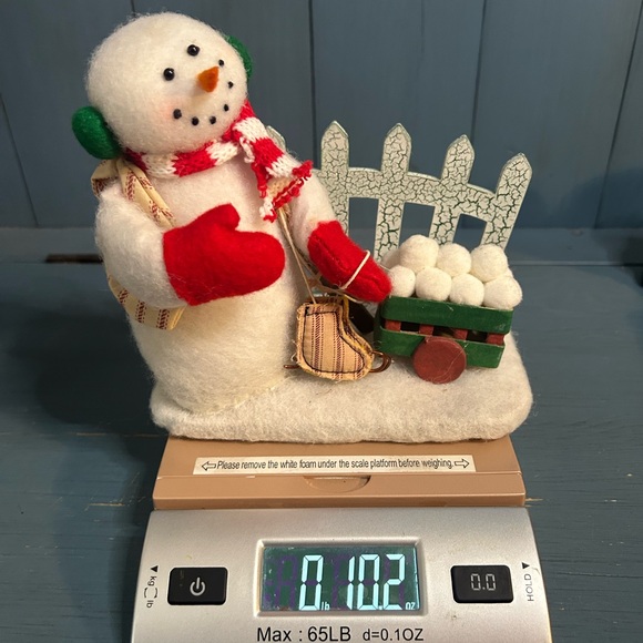 Cheerful Snowman with Red and Green Accents - Picture 11 of 11